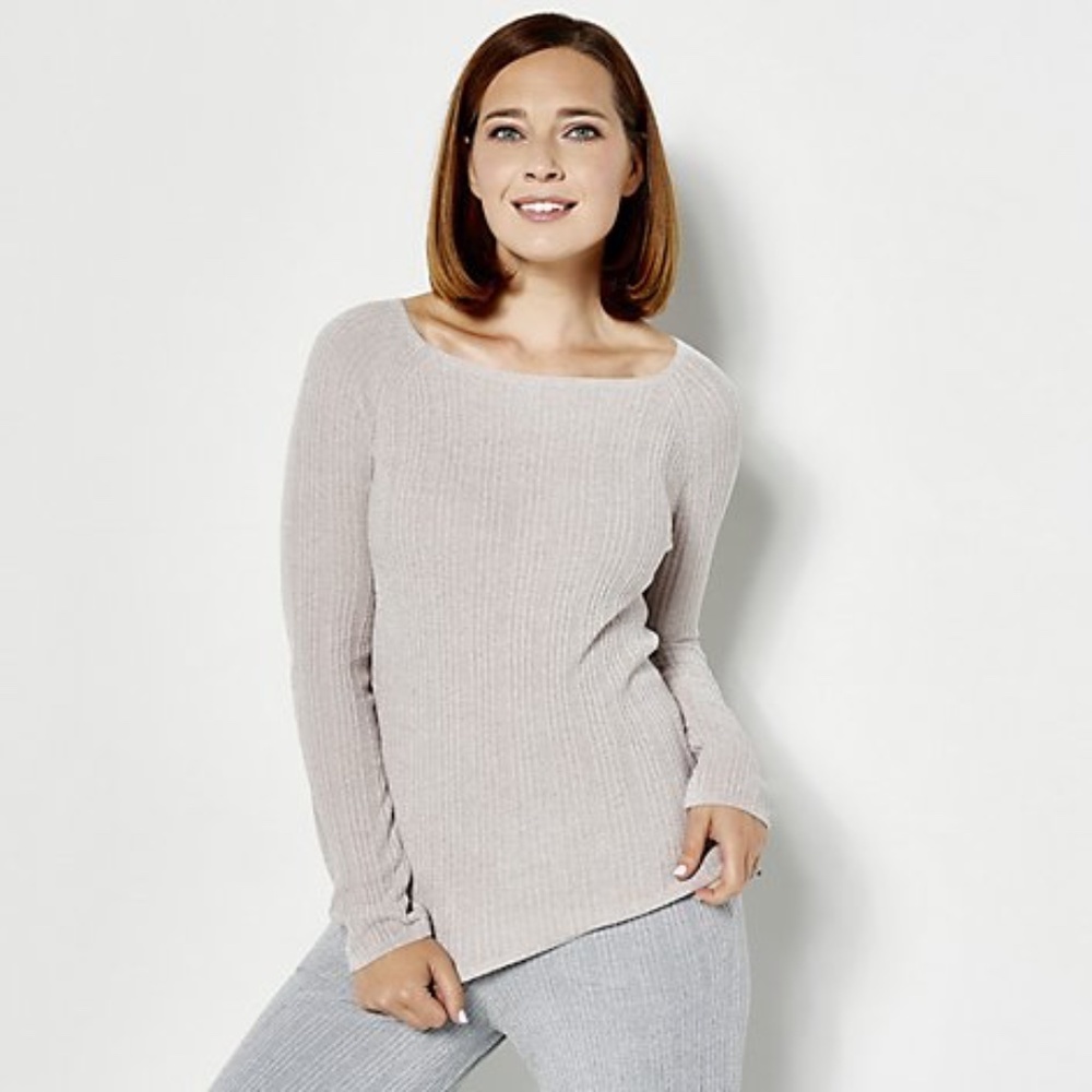 Barefoot Dreams Cozychic Ultra Lite Rib Pullover (NWT)